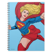 Supergirl Flying Up Illustration Notizblock (Vorderseite)