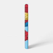 Supergirl Flying Up Illustration Samsung Galaxy Hülle (Linke Seite)