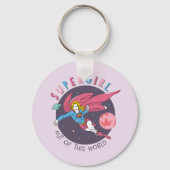 Supergirl Flying Up Illustration Schlüsselanhänger (Rückseite)