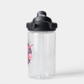 Supergirl Flying Up Illustration Trinkflasche (Rückseite)