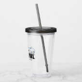 Supergirl Frau von morgen Acryltrinkbecher (Links)