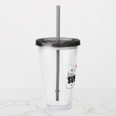 Supergirl Frau von morgen Acryltrinkbecher (Rechts)