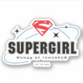 Supergirl Frau von morgen Aufkleber (Vorderseite)