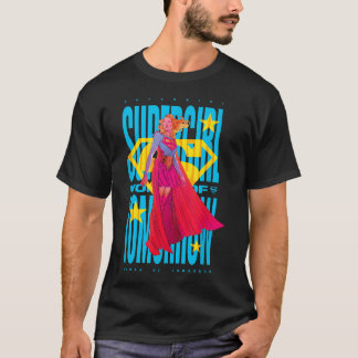 Supergirl Frau Von Morgen Farbe T-Shirt