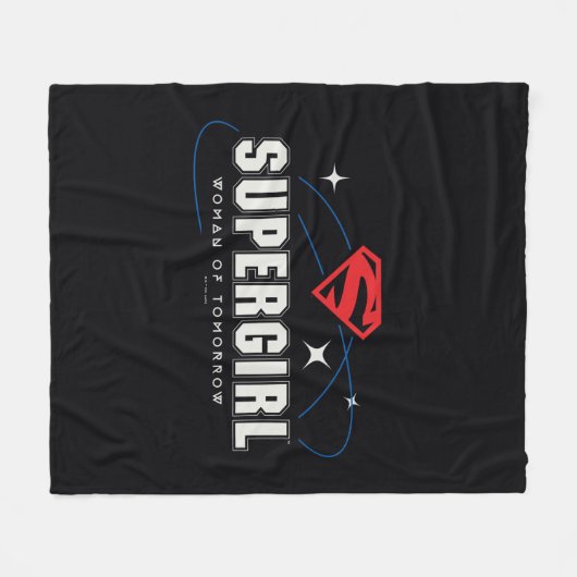 Supergirl Frau von morgen Fleecedecke (Vorderseite (Horizontal))