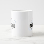 Supergirl Frau von morgen Jumbo-Tasse (Vorderseite)