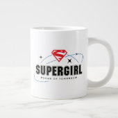 Supergirl Frau von morgen Jumbo-Tasse (Rechts)