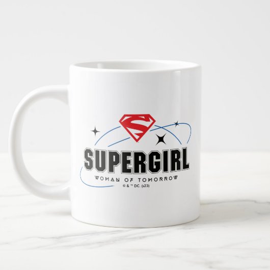 Supergirl Frau von morgen Jumbo-Tasse (Links)
