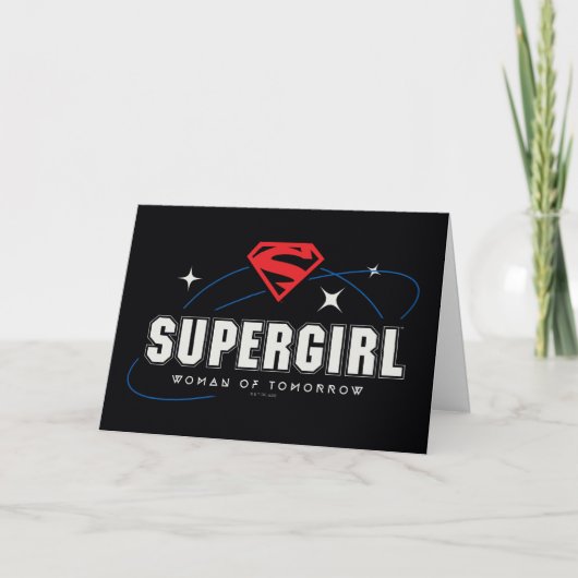 Supergirl Frau von morgen Karte (Vorderseite)