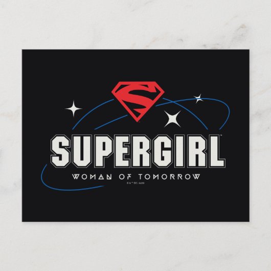 Supergirl Frau von morgen Postkarte (Vorderseite)