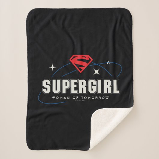 Supergirl Frau von morgen Sherpadecke (Vorderseite)