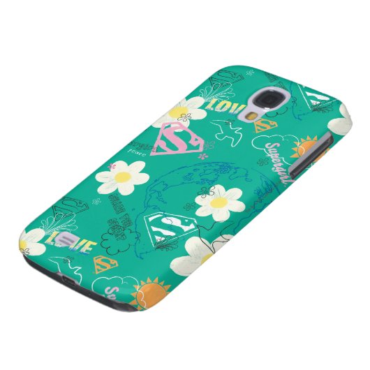 Supergirl für Peace Pattern Case-Mate Samsung Galaxy Hülle (unten)