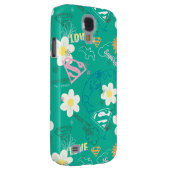 Supergirl für Peace Pattern Case-Mate Samsung Galaxy Hülle (Rückseite/rechts)
