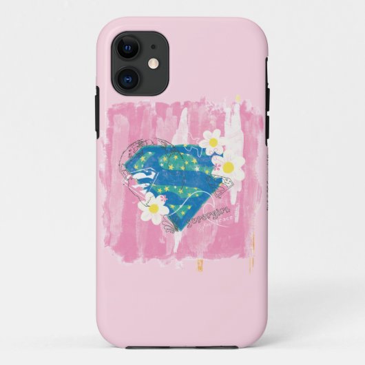 Supergirl für Peace Pink Case-Mate iPhone Hülle (Rückseite)