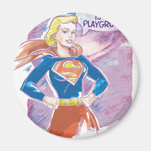 Supergirl Galaxy Magnet