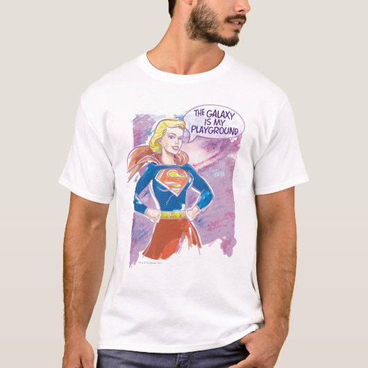 Supergirl Galaxy T-Shirt (Vorderseite)