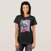Supergirl Galaxy T-Shirt (Vorne ganz)