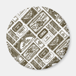 Supergirl geben ein Muster Brown Magnet