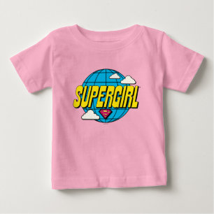 Supergirl Global Pop Grafik Baby T-shirt