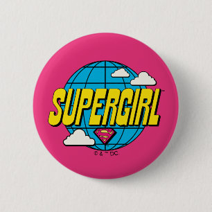 Supergirl Global Pop Grafik Button