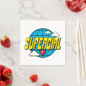 Supergirl Global Pop Grafik Serviette (Beispiel)