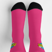 Supergirl Global Pop Grafik Socken (Oben)