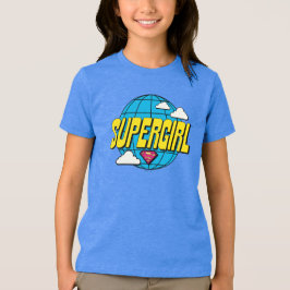 Supergirl Global Pop Grafik Tri-Blend Shirt