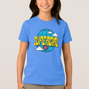 Supergirl Global Pop Grafik Tri-Blend Shirt