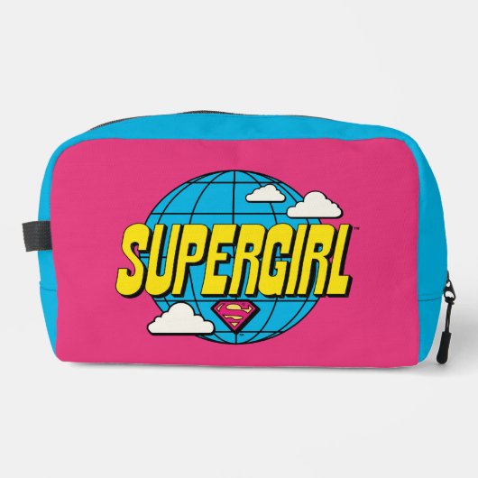 Supergirl Global Pop Grafik Waschbeutel (Vorderseite)