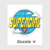 Supergirl Global Pop Graphic Aufkleber (Blatt)