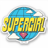 Supergirl Global Pop Graphic Aufkleber (Vorderseite)