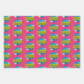 Supergirl Global Pop Graphic Geschenkpapier Set (Vorderseite 3)