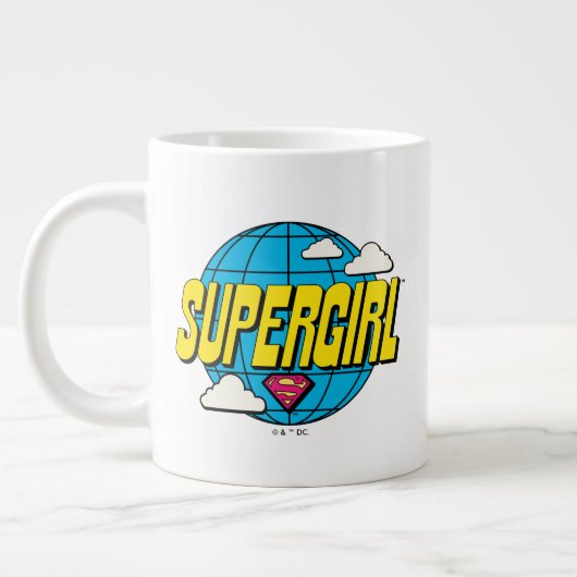 Supergirl Global Pop Graphic Jumbo-Tasse (Links)
