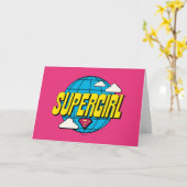 Supergirl Global Pop Graphic Karte (Gelbe Blume)
