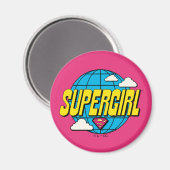 Supergirl Global Pop Graphic Magnet (Vorderseite/Rückseite)
