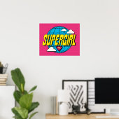 Supergirl Global Pop Graphic Poster (Heimbüro)