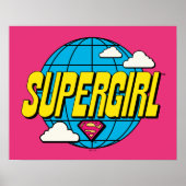 Supergirl Global Pop Graphic Poster (Vorne)