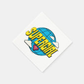 Supergirl Global Pop Graphic Serviette (Ecke)