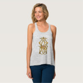Supergirl Gold Crown Tank Top (Vorderseite Vollansicht)