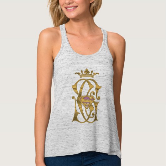 Supergirl Gold Crown Tank Top (Vorderseite)