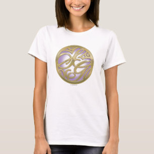 Supergirl Gold & Lila Circle Logo T-Shirt