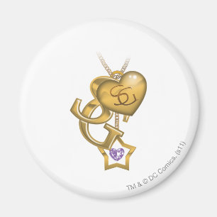 Supergirl Gold Locket Magnet