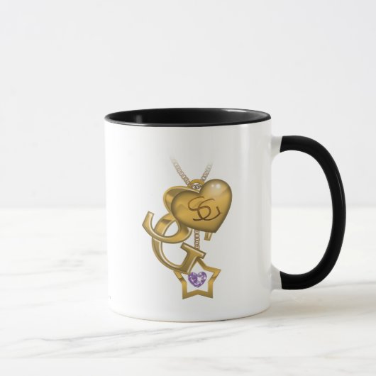 Supergirl Gold Locket Tasse (Rechts)