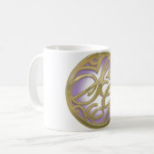 Supergirl Gold & Purple Circle Logo Kaffeetasse (Vorderseite Links)