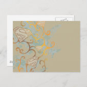 Supergirl Gold und Brown Postkarte (Vorne/Hinten)