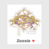 Supergirl Golden Cat 2 Aufkleber (Blatt)