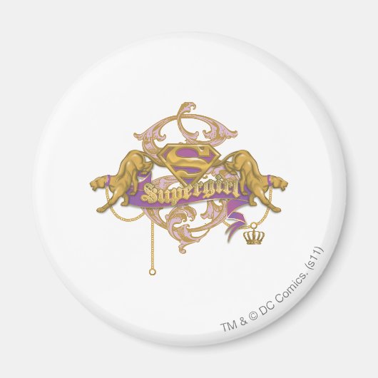 Supergirl Golden Cat 2 Magnet (Vorne)