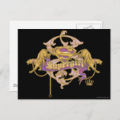 Supergirl Golden Cat 2 Postkarte (Vorne/Hinten)