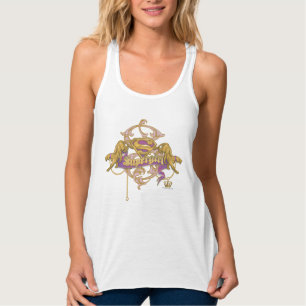 Supergirl Golden Cat 2 Tank Top