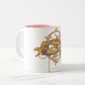 Supergirl Golden Cat 2 Zweifarbige Tasse (Vorderseite Links)